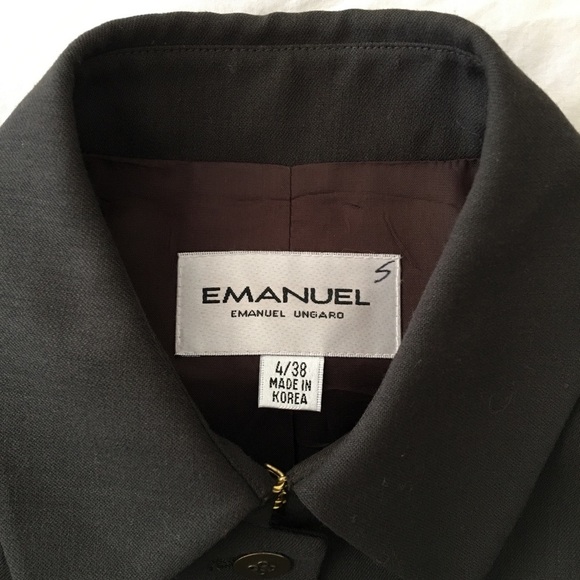 New Emanuel Ungaro Vintage Two Piece Suit Size 4 - Picture 5 of 8